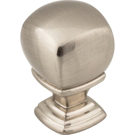 Jeffrey Alexander 7/8" Overall Length  Satin Nickel Katharine Cabinet Knob 188SN